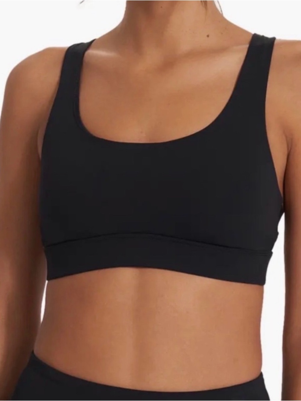 Vuori Black Stride Bra Size L